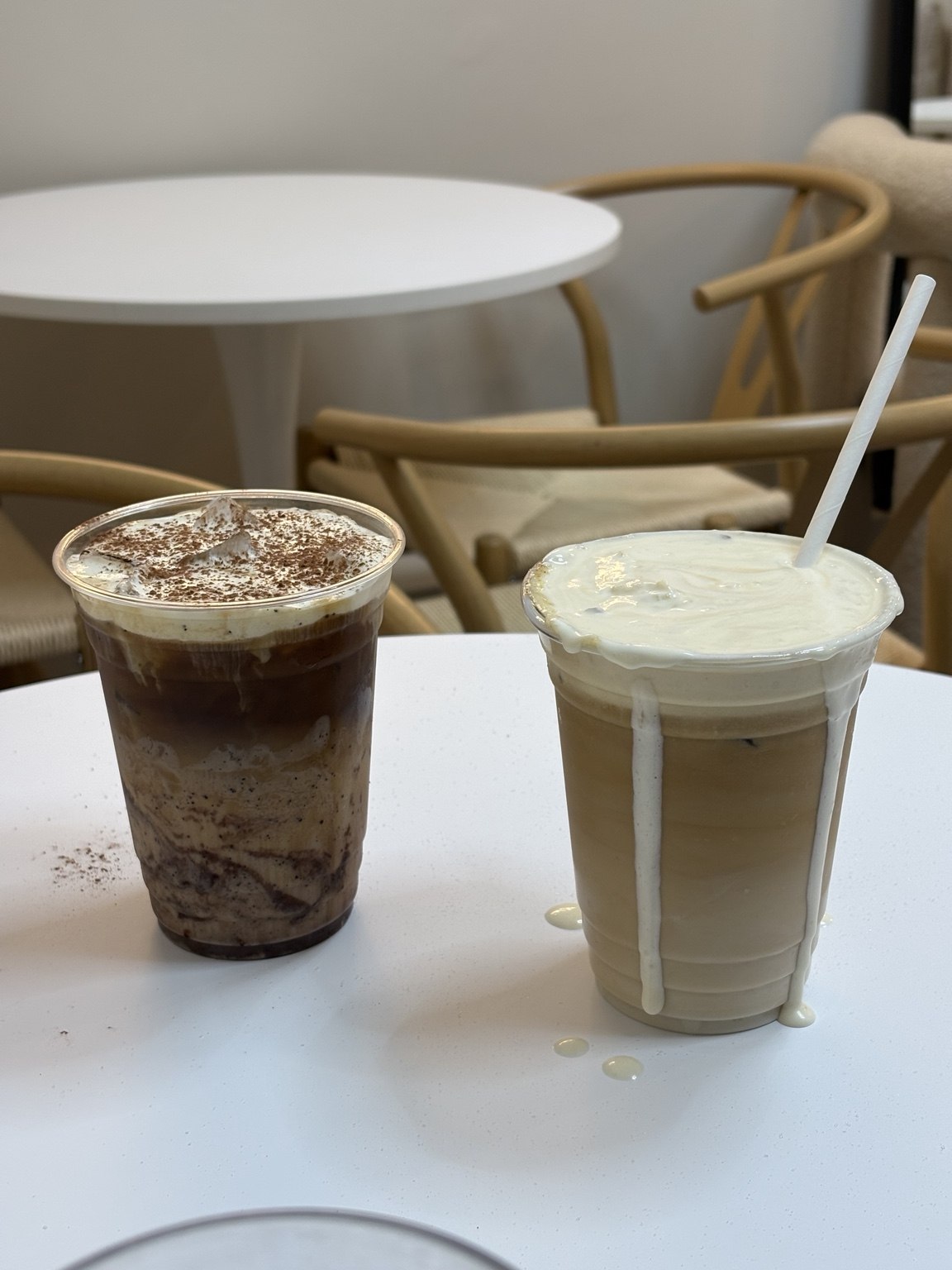 Iced drinks at Mello cha